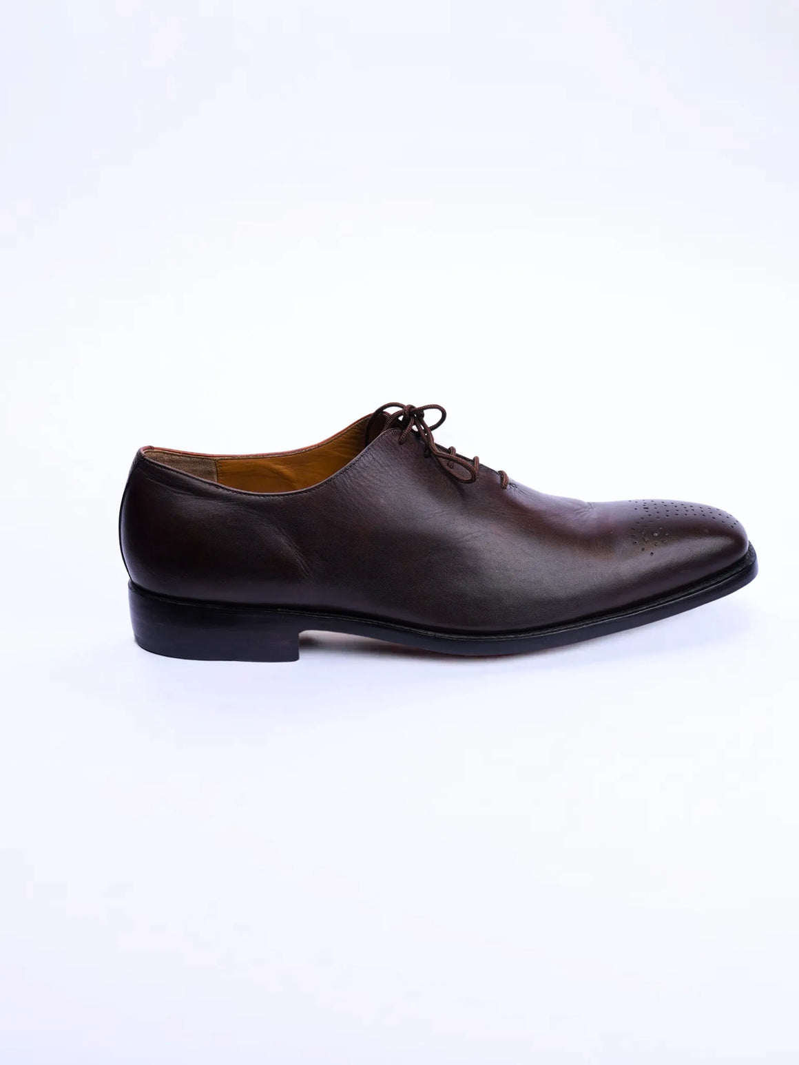 Handmade Men Dark Brown Formal Leather Shoes