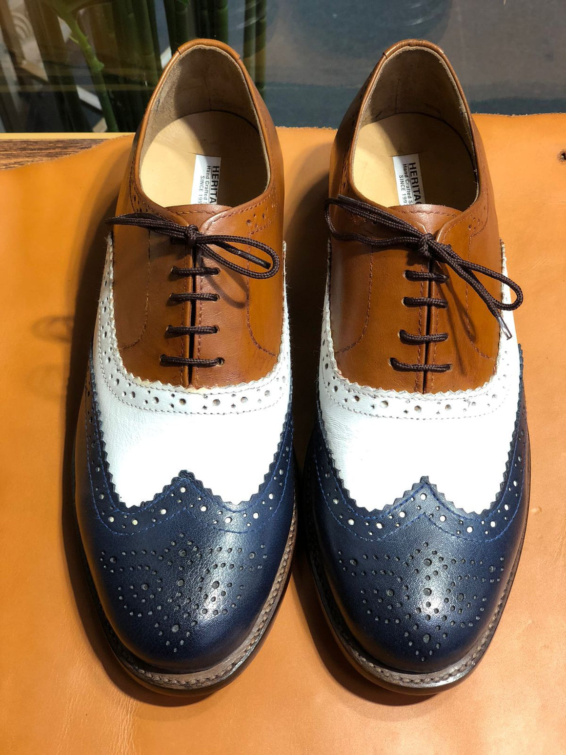 Men Premium Leather Brogue Shoes